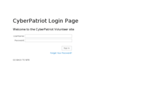 Volunteer.uscyberpatriot.org thumbnail