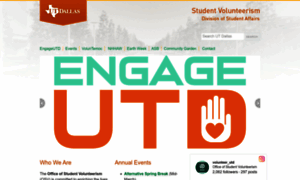 Volunteer.utdallas.edu thumbnail