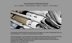 Von-mende-communications.de thumbnail