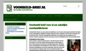 Voorbeeld-brief.nl thumbnail