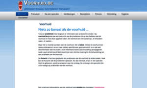 Voorhuid.be thumbnail