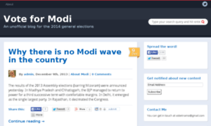 Vote4modi.org thumbnail