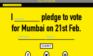 Vote4mumbai.com thumbnail