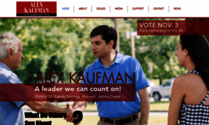 Votealexkaufman.com thumbnail