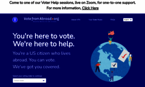 Votefromabroad.org thumbnail