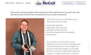 Votemccall.org thumbnail