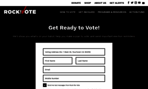 Voterguide.rockthevote.org thumbnail