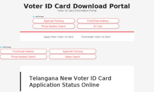 Voteridcarddownload.org thumbnail