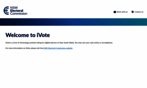 Voting.ivote.nsw.gov.au thumbnail