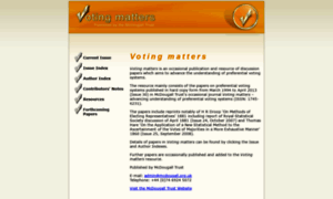 Votingmatters.org.uk thumbnail