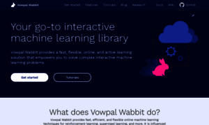 Vowpalwabbit.org thumbnail