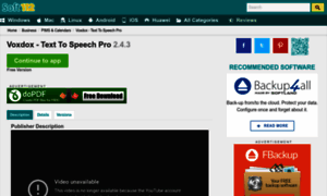 Voxdox-text-to-speech-pro.soft112.com thumbnail