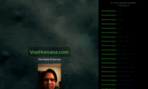 Voxhumana.com thumbnail