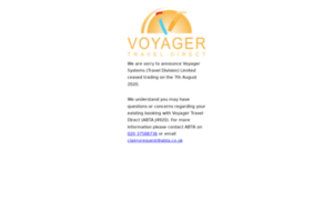 Voyagertraveldirect.co.uk thumbnail