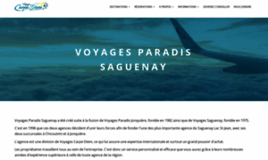 Voyagesparadissaguenay.com thumbnail