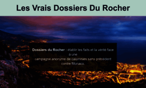 Vrais-dossiers-du-rocher.com thumbnail