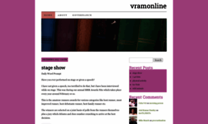 Vramonline.wordpress.com thumbnail