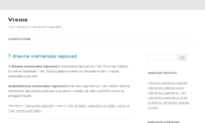 Vreme.pocenikartuse.net thumbnail