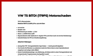 Vw-t5-bitdi-motorschaden.de thumbnail