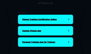 W1-fitness.de thumbnail