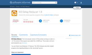 W3-delay-reducer.software.informer.com thumbnail