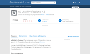 W3-jmail-professional.software.informer.com thumbnail