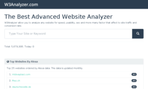 W3analyzer.com thumbnail