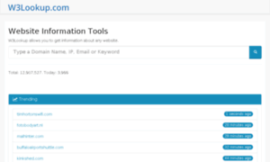 W3lookup.com thumbnail
