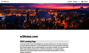 W3notes.com thumbnail