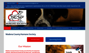 Wadenacountyhumanesociety.org thumbnail