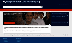 Wageindicator-data-academy.org thumbnail