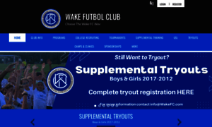 Wakefc.com thumbnail