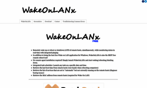 Wakeonlanx.com thumbnail