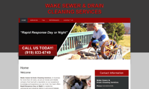 Wakesewercleaning.com thumbnail
