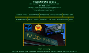 Waldenpondbooks.com thumbnail