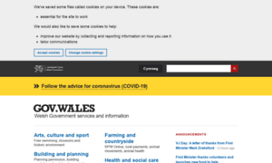 Wales.gov.uk thumbnail