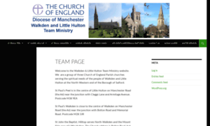 Walkdenlittlehultonteamministry.org.uk thumbnail