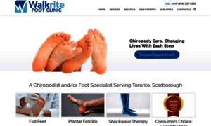 Walkritefootclinic.ca thumbnail