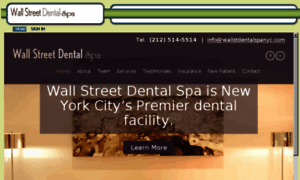 Wallstdentalspanyc.mydentalvisit.com thumbnail