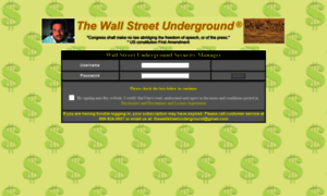 Wallstreetunderground.com thumbnail