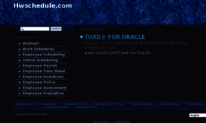 Walmart.hwschedule.com thumbnail