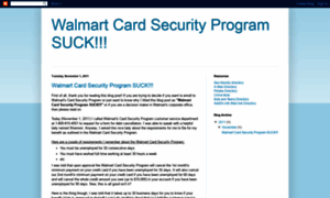 Walmartcardsecurityprogram.blogspot.com thumbnail