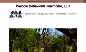 Walpolebehavioralhealthcare.com thumbnail