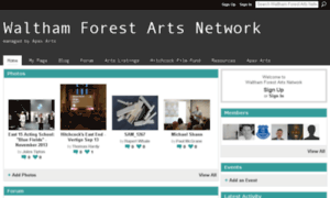 Walthamforestartsnetwork.ning.com thumbnail