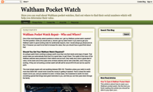 Walthampocketwatchinfo.blogspot.com thumbnail