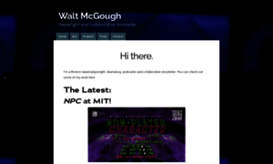 Waltmcgough.com thumbnail