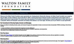 Waltonfamilyfoundation.applicantharbor.com thumbnail