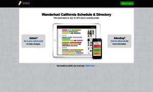Wanderlustcalifornia2013.sched.org thumbnail