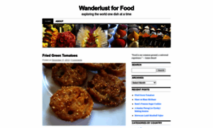 Wanderlustforfood.wordpress.com thumbnail