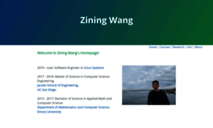 Wangzining.github.io thumbnail